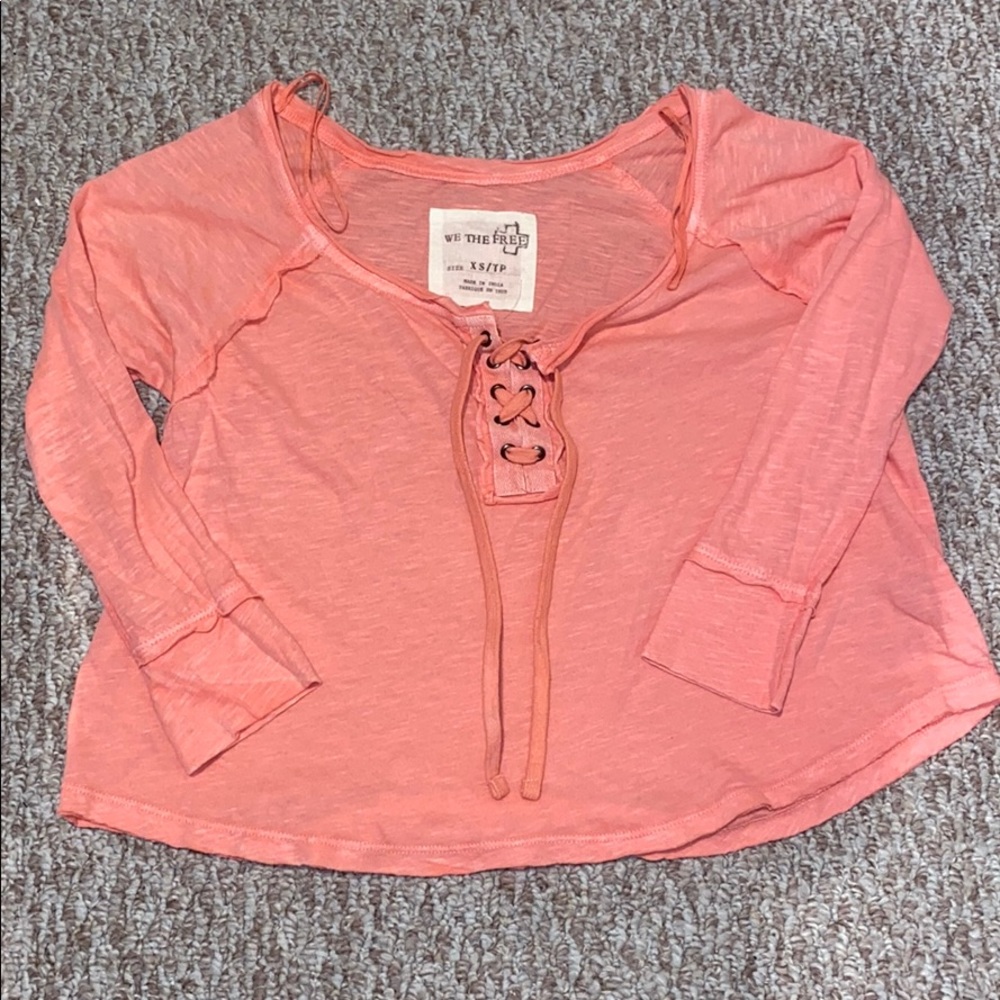 We The Free Pink Long Sleeve
